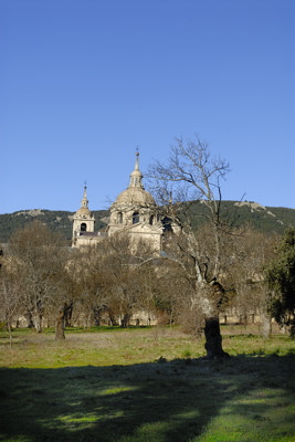 Monasterio desde Parque Real